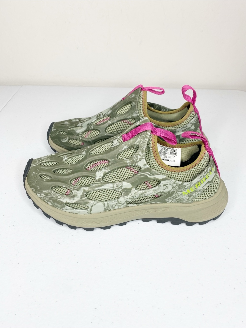Merrell Hydro Runner Water Trail Running Shoe in Lichen Olive Green Camo 7.5 - Picture 3 of 10